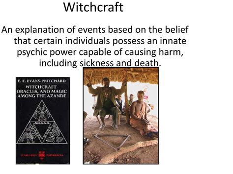 The Social Stigma of Witchcraft among the Azande